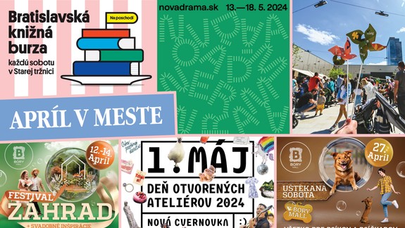 APRÍL V MESTE: Tipy na podujatia v meste, ktoré spestria jar vám i vašim deťom