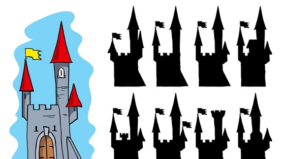 Nájdi správny tieň. (8. časť)