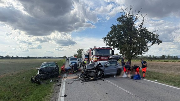 Čelná zrážka: Cestu medzi obcami Kostolná pri Dunaji a Hrubá Borša museli uzavrieť