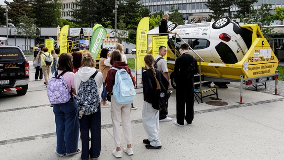 Námestie slobody opäť ožilo Festivalom bezpečnosti, je zameraný na zníženie nehodovosti na cestách