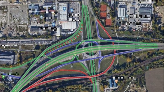 Kvôli výstavbe D4R7 sa pripravte na viaceré obmedzenia: Spomalíte v križovatke Čierna Voda, aj v smere do Rovinky