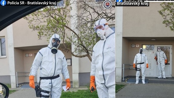 FOTO: Takto zamaskovaných policajtov by ste asi nechceli stretnúť pred vaším domom...
