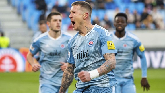Futbal: ŠK Slovan Bratislava - FC Spartak Trnava 4:1