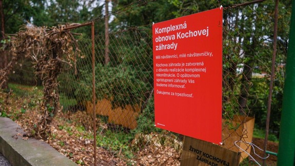 Začala sa komplexná obnova legendárnej Kochovej záhrady
