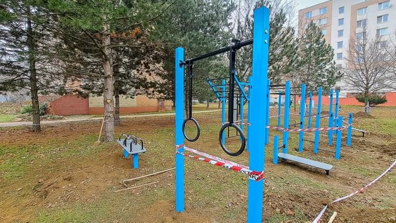 Dobrá správa: V Pezinku bude od januára k dispozícii nové workoutové ihrisko