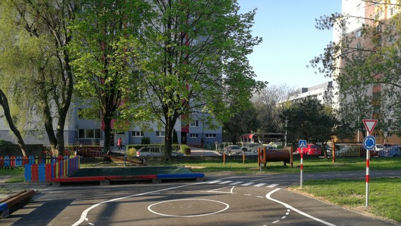 V Petržalke vznikli nové dopravné ihriská pre škôlkarov