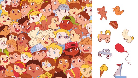 Nájdi predmety na obrázku