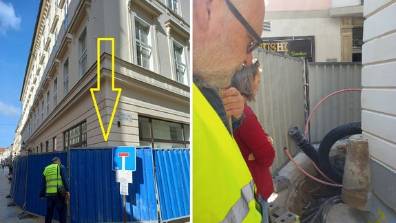 Unikátny archeologický nález na rohu Laurinskej a Radničnej ulice - čo objavili za plotom?