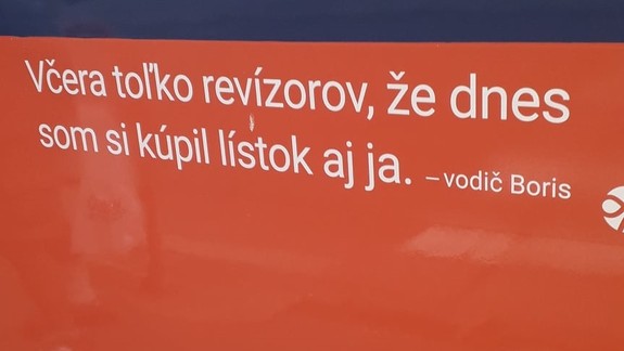 FOTO: Vtip alebo realita? Niektoré nápisy na vozidlách MHD môžu spôsobiť úsmev, ale aj rozpaky...
