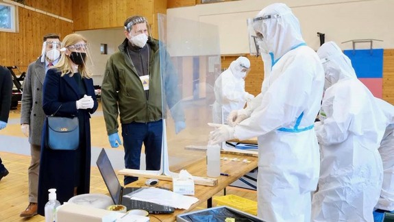 Zuzana Čaputová navštívila  odberné miesto v Lamači