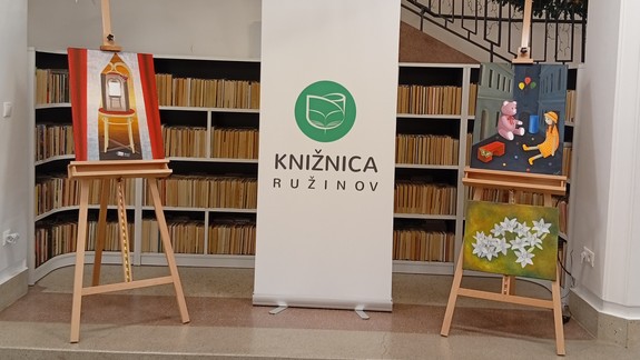 Pre milovníkov výtvarného umenia: V Knižnici Ružinov si môžete pozrieť výstavu obrazov E. Mazúrovej