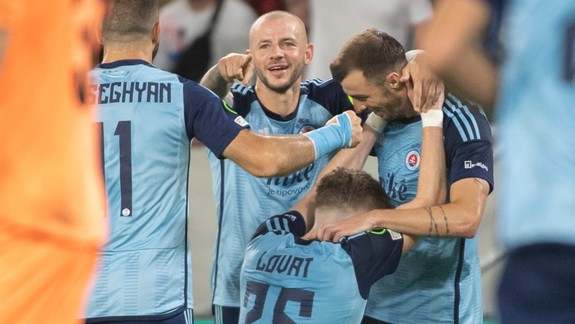 Slovan zdolal Klaksvík 2:1, kouč Weiss: "Siahli sme na dno síl"