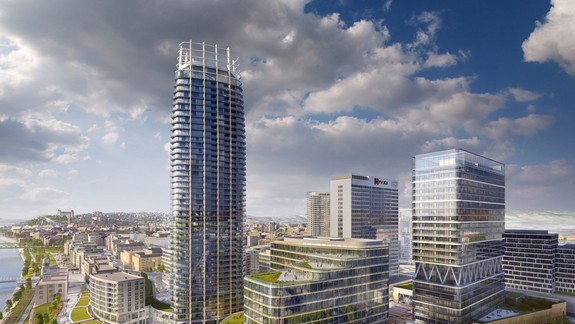 Prvý skutočný mrakodrap sa stane realitou: Stavebný úrad vydal povolenie pre projekt Eurovea II