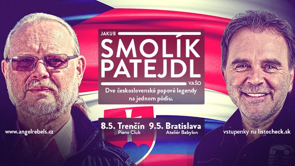 Nezabudnuteľný koncert: Vašo Patejdl a Jakub Smolík v Bratislave a v Trenčíne