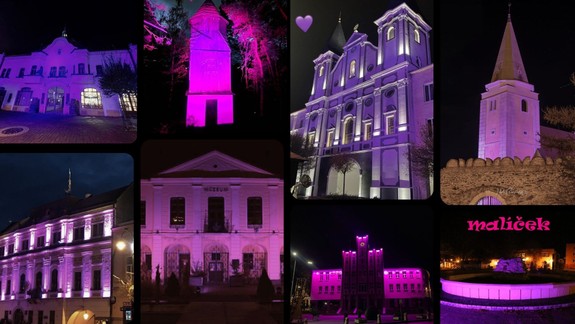 Viete, prečo budú dominanty Slovenska svietiť od štvrtka na purpurovo?