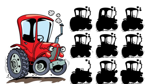 Nájdi správny tieň. (9. časť)