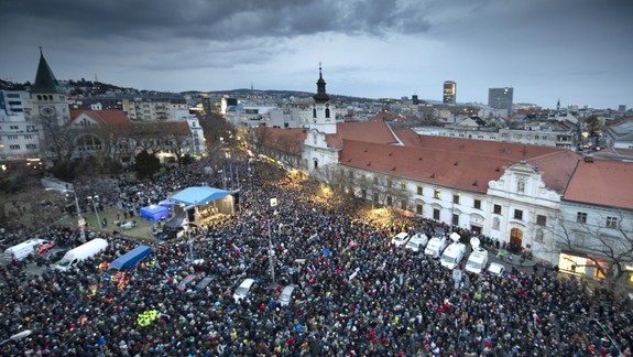 Za spravodlivé Slovensko: Protesty pokračujú, dôvodom je kauza Gorila