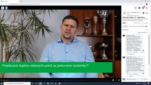 Starosta Petržalky Hrčka po prvý raz odpovedal ľuďom online. Čo najviac zaujímalo obyvateľov?