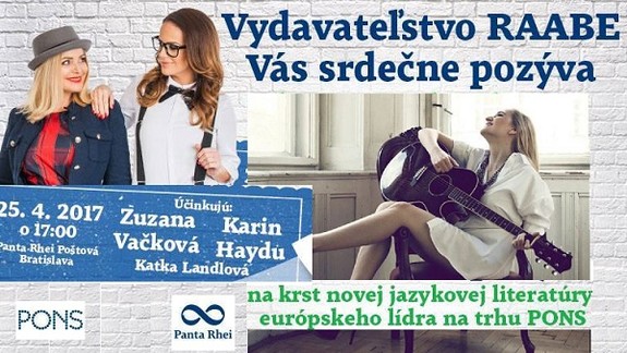 Herečky Zuzana Vačková a Karin Haydu dnes pokrstia učebnicu angličtiny 