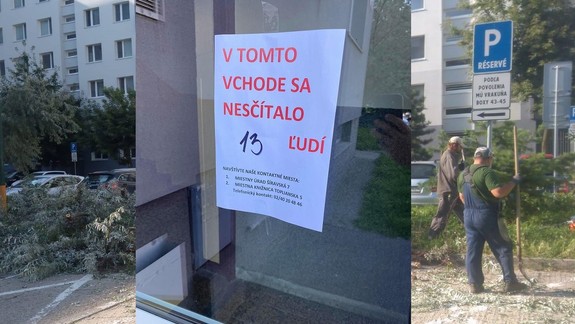 Na vchodoch domov vo Vrakuni sú vyvesené oznamy o počte nesčítaných obyvateľov - mnohých to prekvapilo!