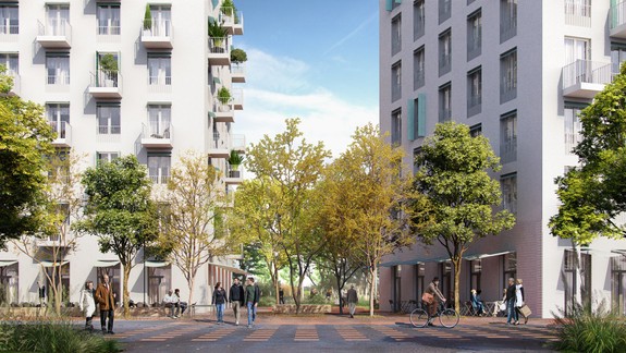 VIZUALIZÁCIE: Na Muchovom námestí v Petržalke pribudne 103 mestských nájomných bytov