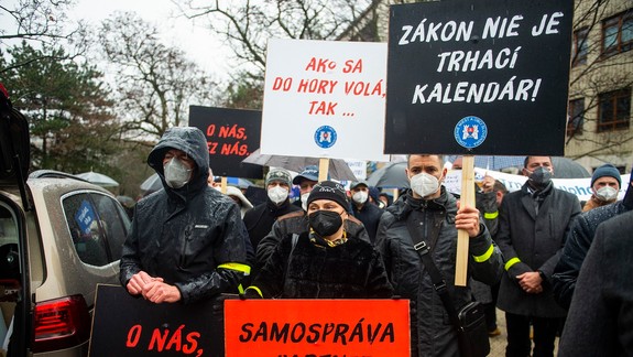 ZMOS protestuje v Bratislave proti nezáujmu vlády i prijímanej legislatíve