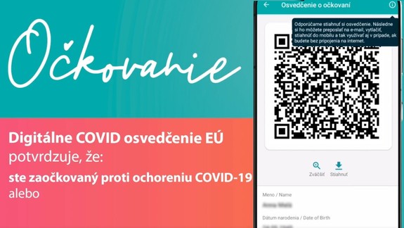 NCZI začína generovať európske očkovacie preukazy alias digitálne COVID preukazy EÚ