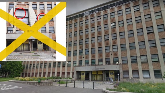 Na jednej z budov STU vylepili znak protiočkovacej kampane - fakulta sa voči tomu ohradzuje