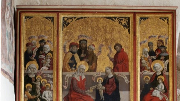 Na výstave v SNG si možno vyskúšať tvorbu gotického oltárneho obrazu