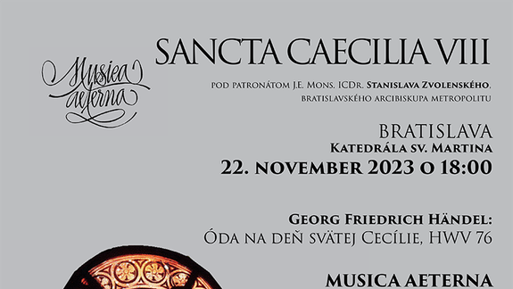 Vďakyvzdanie sv. Cecílii sa bude konať v stredu v Katedrále sv. Martina