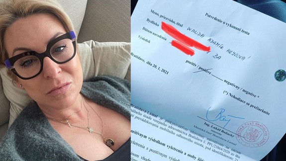 Wanda Adamik - Hrycová už piaty deň bojuje s ochorením Covid-19 aj napriek trom negatívnym AG testom...