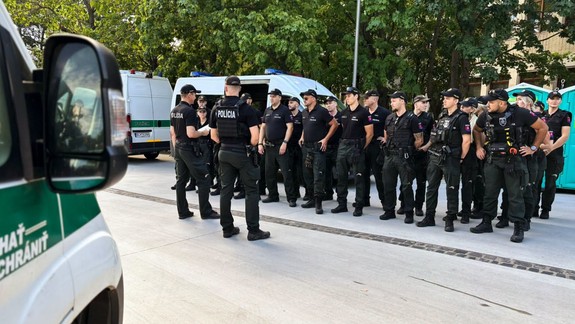 Polícia realizuje pre verejné zhromaždenia v Bratislave bezpečnostné opatrenia