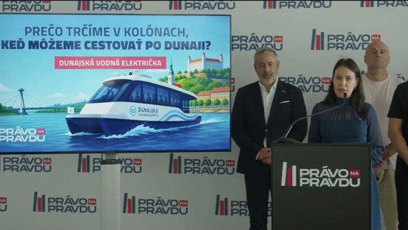 Voľby do BSK: Krajčovičová sľubuje zriadiť dve linky Dunajskej vodnej električky
