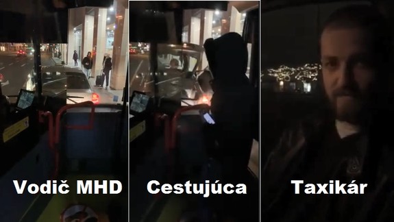 VIDEO: Prehovoril taxikár, ktorý blokoval vodiča autobusu MHD na Hodžovom námestí - ako vysvetlil príčiny incidentu?