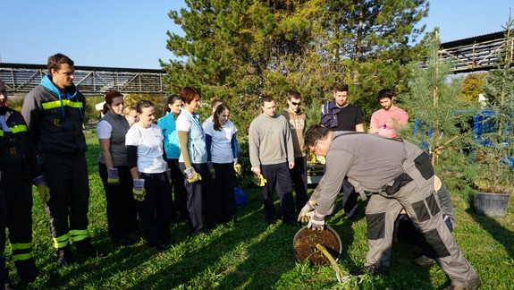 V okolí rafinérie vznikla malá „botanická záhrada“