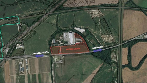 Na západnom okraji Ivanky pri Dunaji má vyrásť logistické centrum Tanieriky