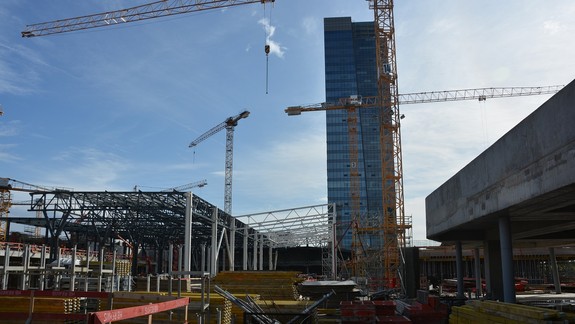 FOTO a VIDEO: Ako napreduje výstavba novej autobusovej stanice Nivy?