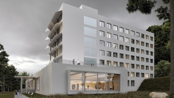 FOTO Chátrajúca budova internátu v Záhorskej Bystrici sa zmení na mestské nájomné byty