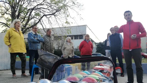 Nové petangové  ihrisko na Rezedovej slávnostne uviedli do života