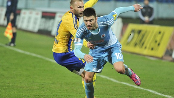 Futbalisti Slovana neuspeli v Košiciach, prehrali 1:2
