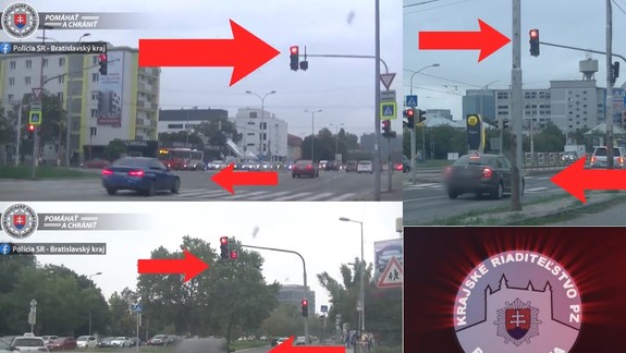 Bratislavskí policajti sa zamerali na vodičov ignorujúcich semafory a niektorých to vyšlo poriadne draho!