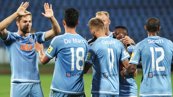 Futbalisti bratislavského Slovana zdolali Michalovce 3:1
