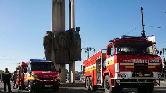 FOTO: Dobrovoľní hasiči v Starom Meste by si už mali poradiť aj s väčšími požiarmi