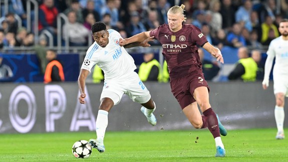 Liga majstrov: Manchester City vyhral na pôde Slovana 4:0, atmosféra však bola úžasná