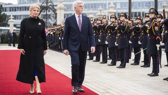 Prezidentka privítala na návšteve Slovenska nového českého prezidenta P. Pavla