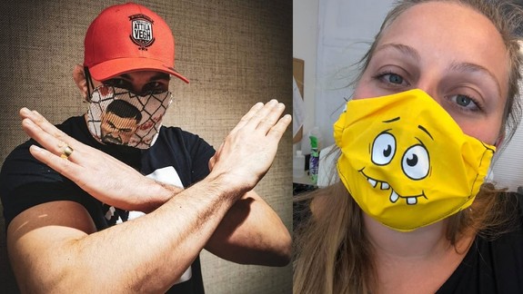 FOTO: Moderátor Richard Vrablec vyhlásil súťaž o najbláznivejšie rúško - niektoré sú ozaj uletené...