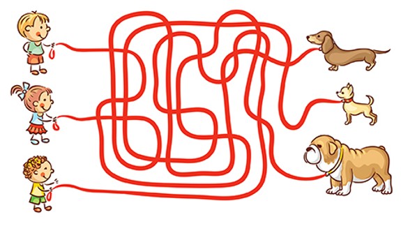 Labyrint: nájdi správnu cestu (3. časť)