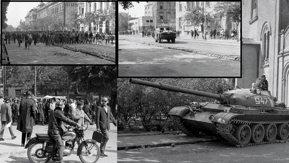 FOTO: Pozrite si sériu dosiaľ nezverejnených fotografií z 21. augusta 1968 v Bratislave