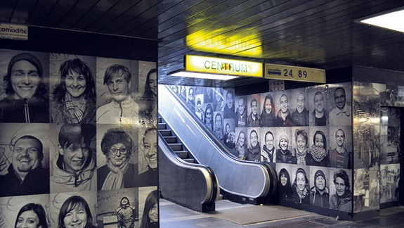 V podchode na Trnavskom mýte je Galéria optimistov