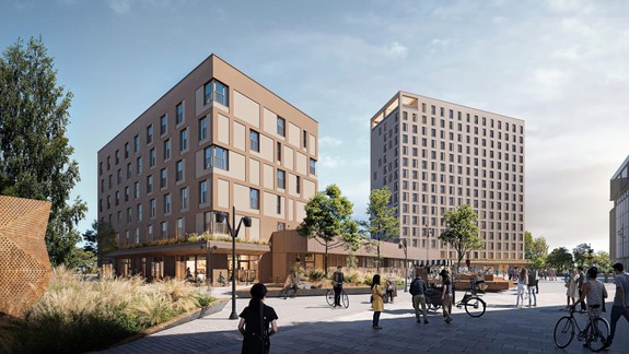 Viac ako 300 bytov: V Petržalke začali s výstavbou prvého veľkého projektu komerčného nájomného bývania na Slovensku